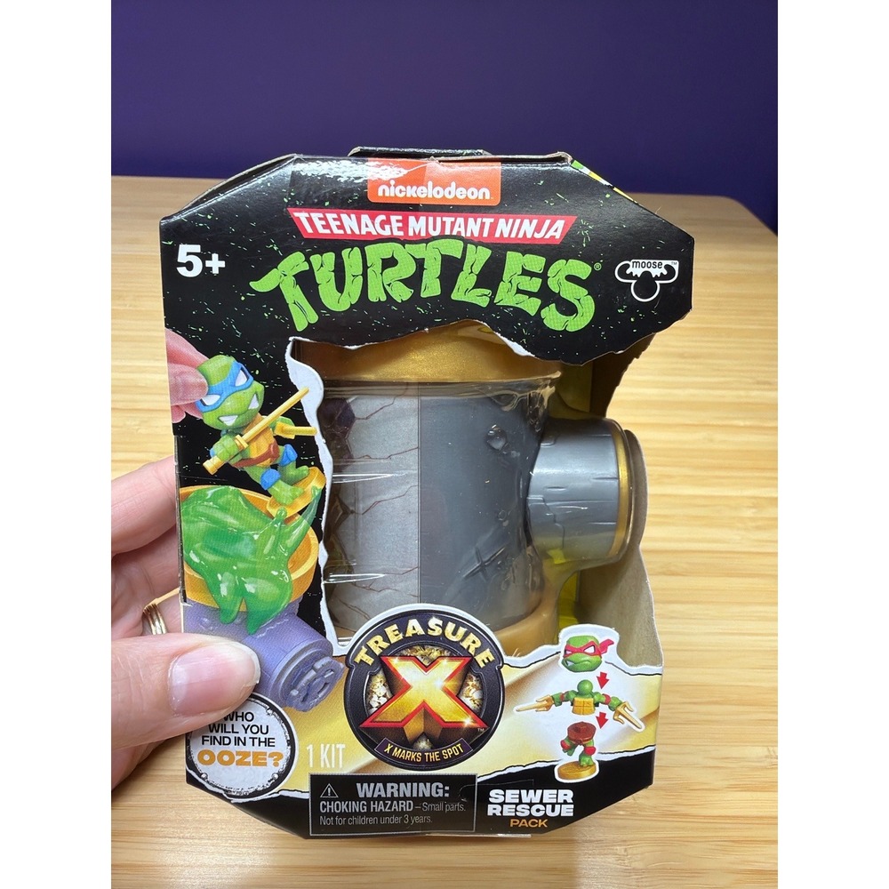 TMNT Treasure X Sewer Rescue Pack Nickelodeon Moose New In‎ Box